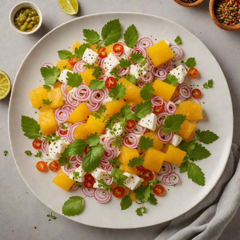 Mezcal-Citrus Ceviche with Fresh Oaxacan Herbs