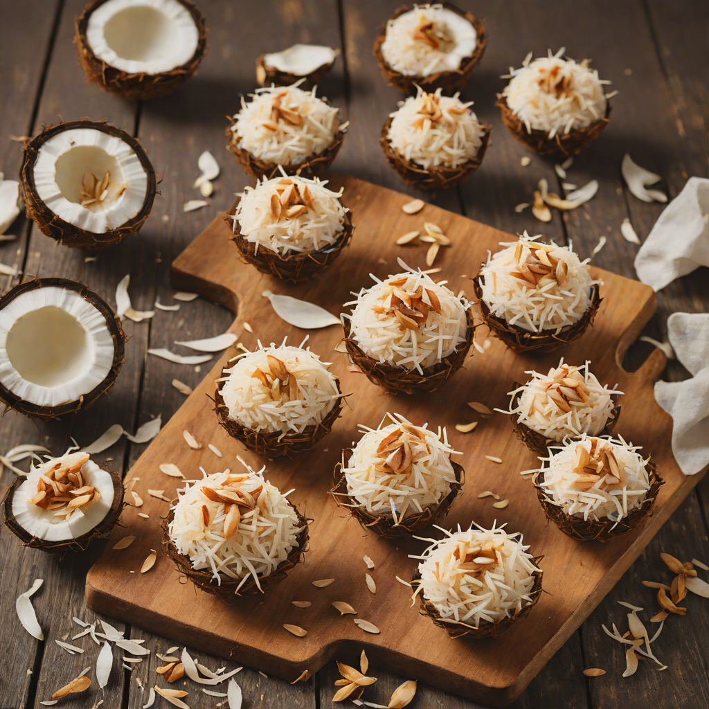 Coconut Brigadeiros with Toasted Coconut