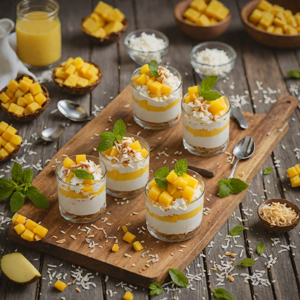 Quick No-Bake Coconut Mango Parfait