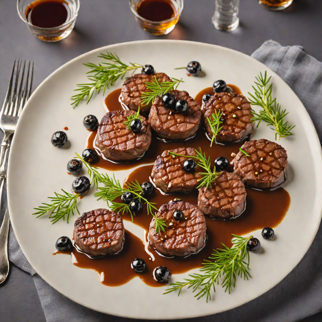 Grilled Venison Medallions with Juniper Berry Sauce