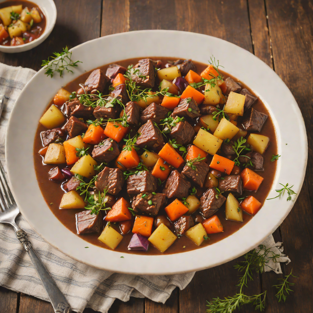 Rustic Eastern UP Venison Stew with Root Vegetables