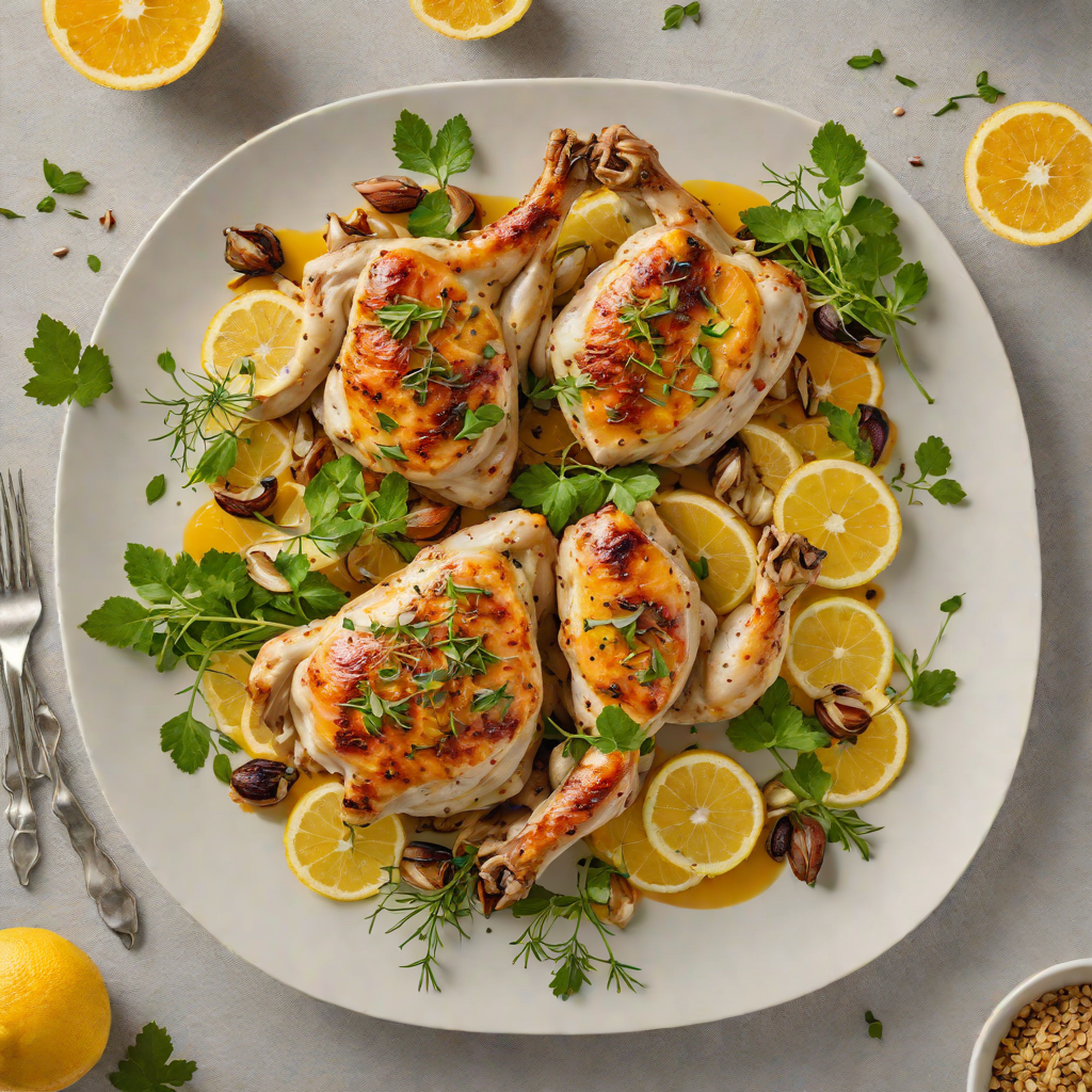 Smooth Weather Citrus Herb Chicken with Roasted Garlic