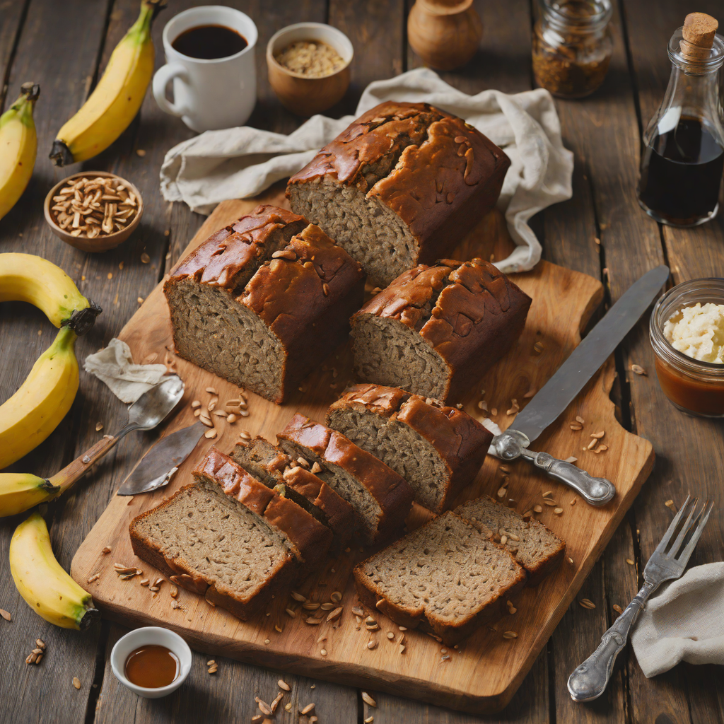 Rum-Soaked Banana Bread with Spiced Molasses