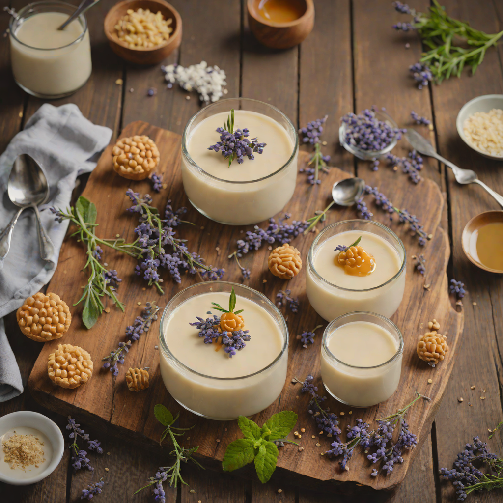 Honey-Lavender Yogurt Panna Cotta