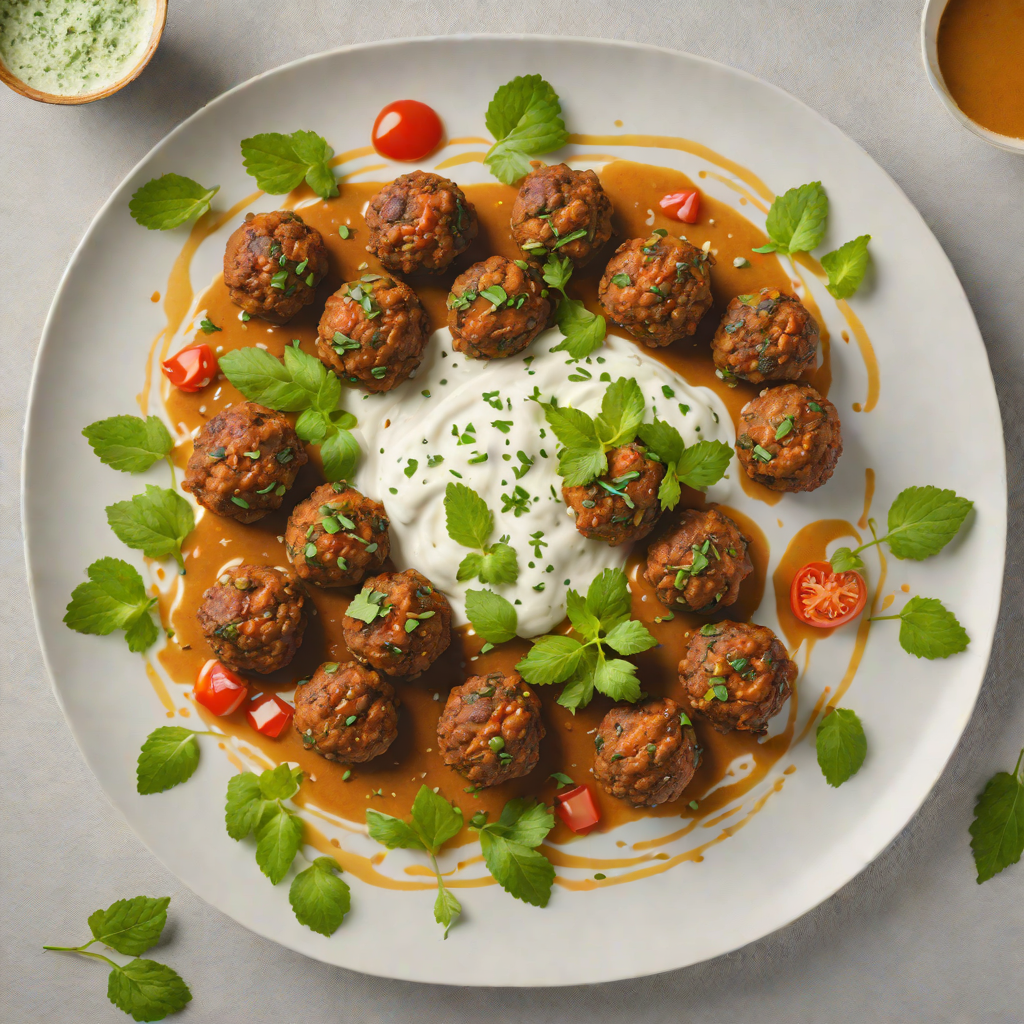 Maharaj Indian-Spiced Lamb Kofta with Mint Raita