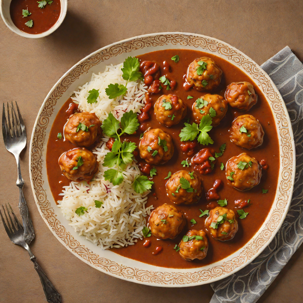 Kashmiri Rajma Dum Aloo with Spiced Tomato Gravy