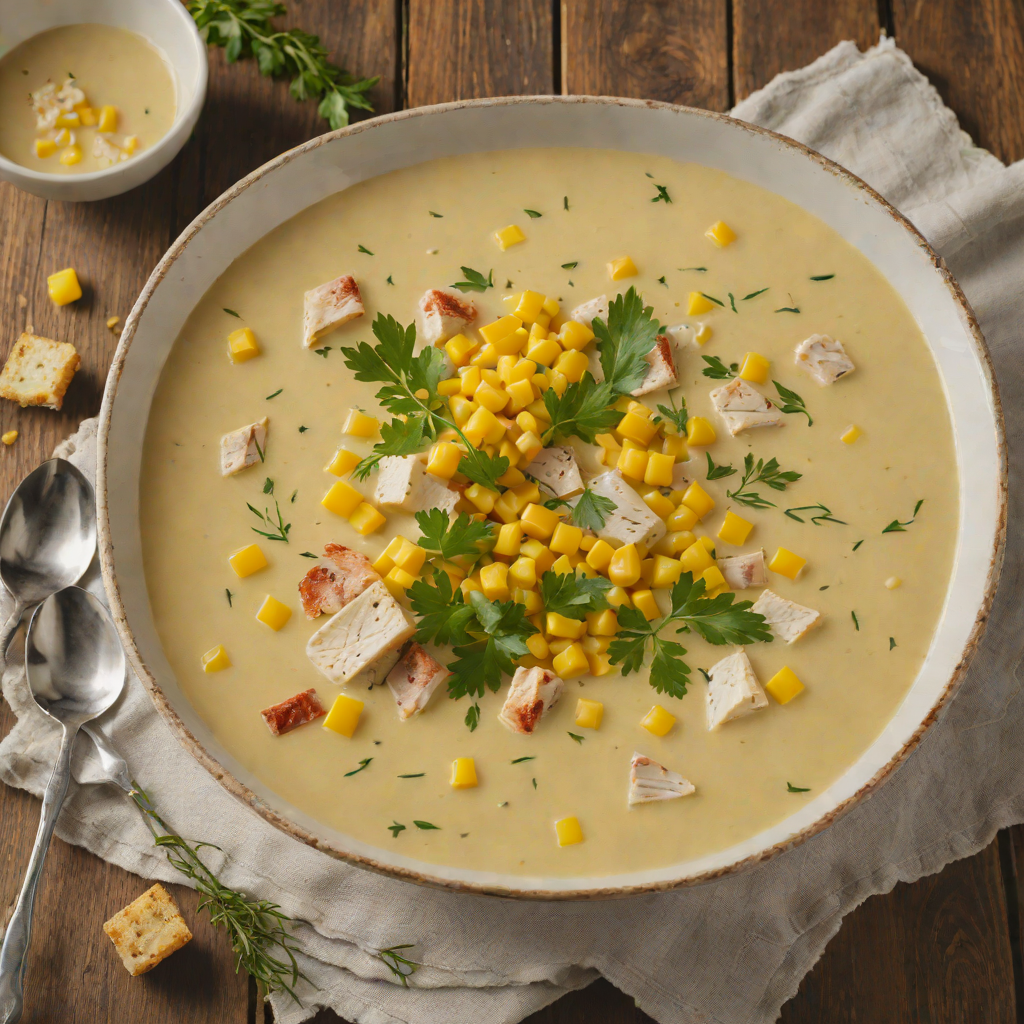 Sweet Corn and Lake Whitefish Chowder