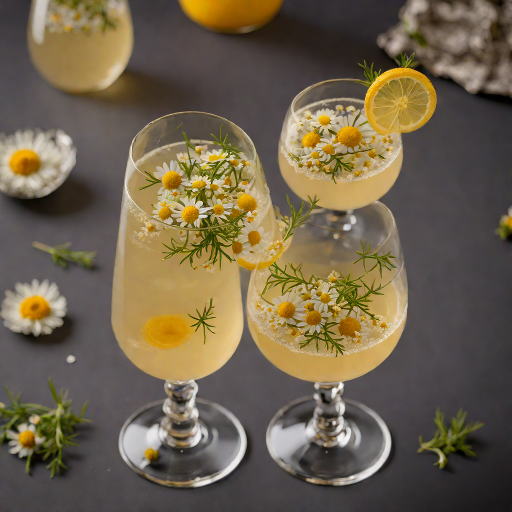 Honeyed Chamomile Vodka Fizz