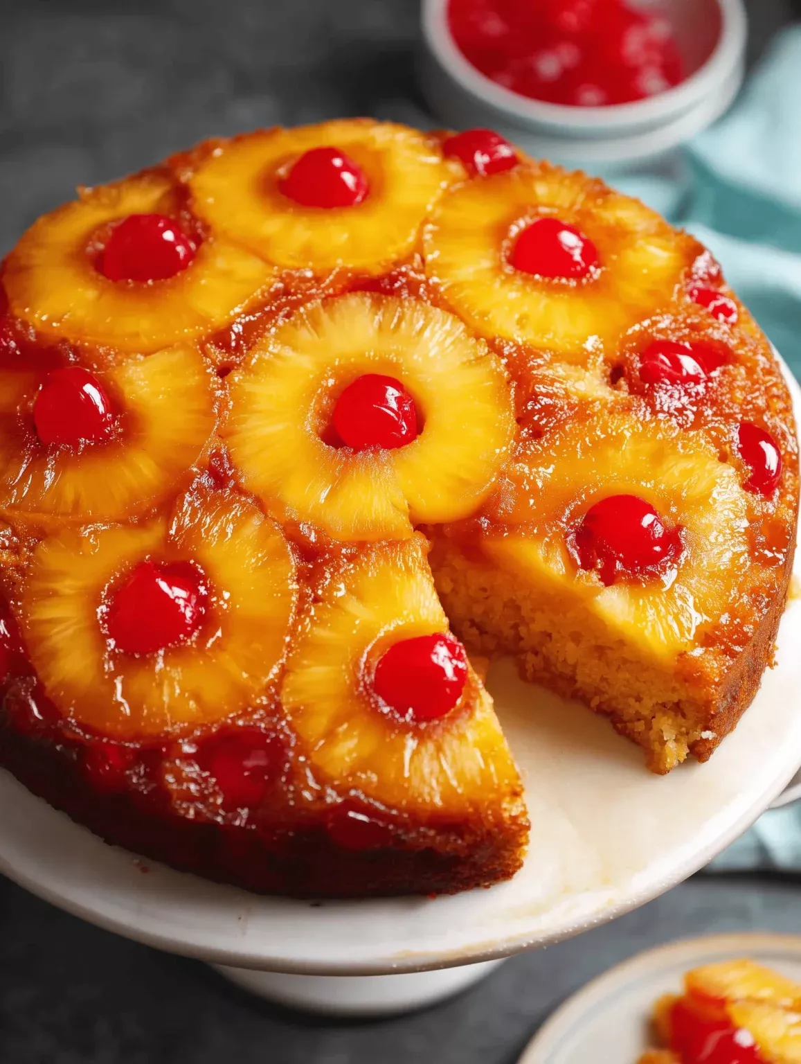 Caramelized Pineapple Upside-Down Cake