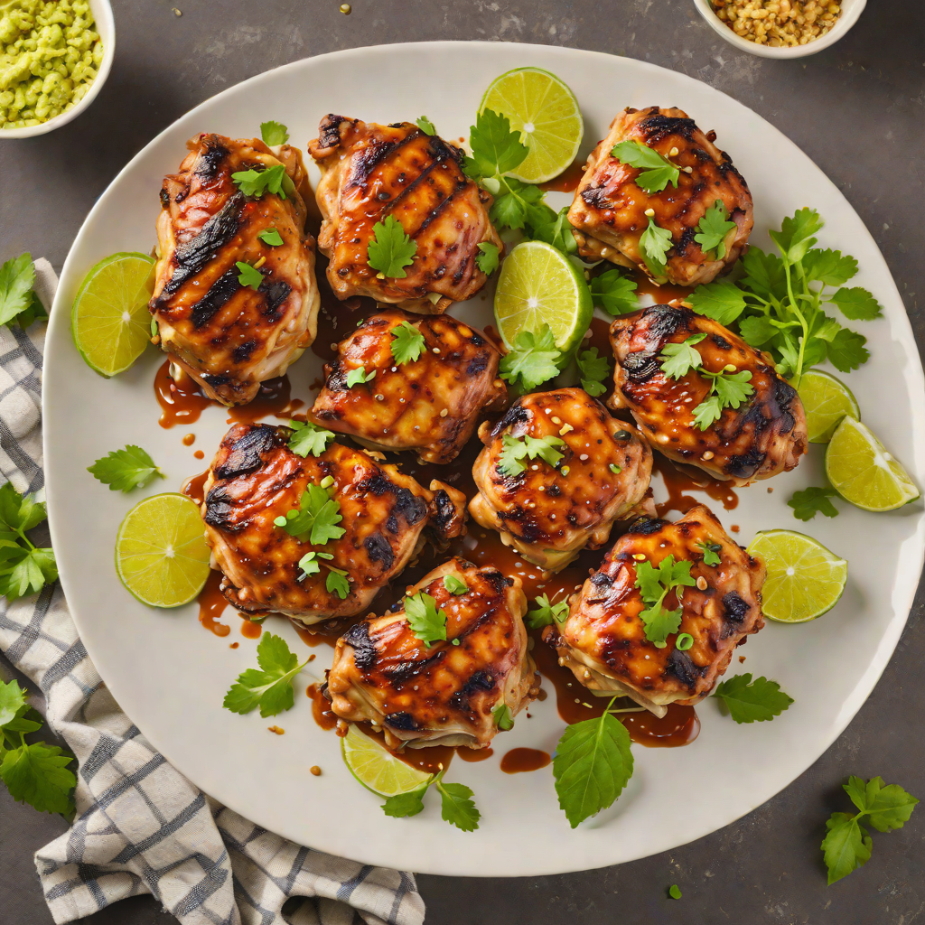 Pan-Grilled Chipotle Lime Chicken Thighs