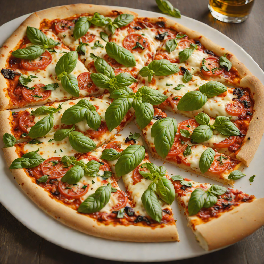 Mangia Napoli Wood-Fired Margherita Pizza with Fresh Basil