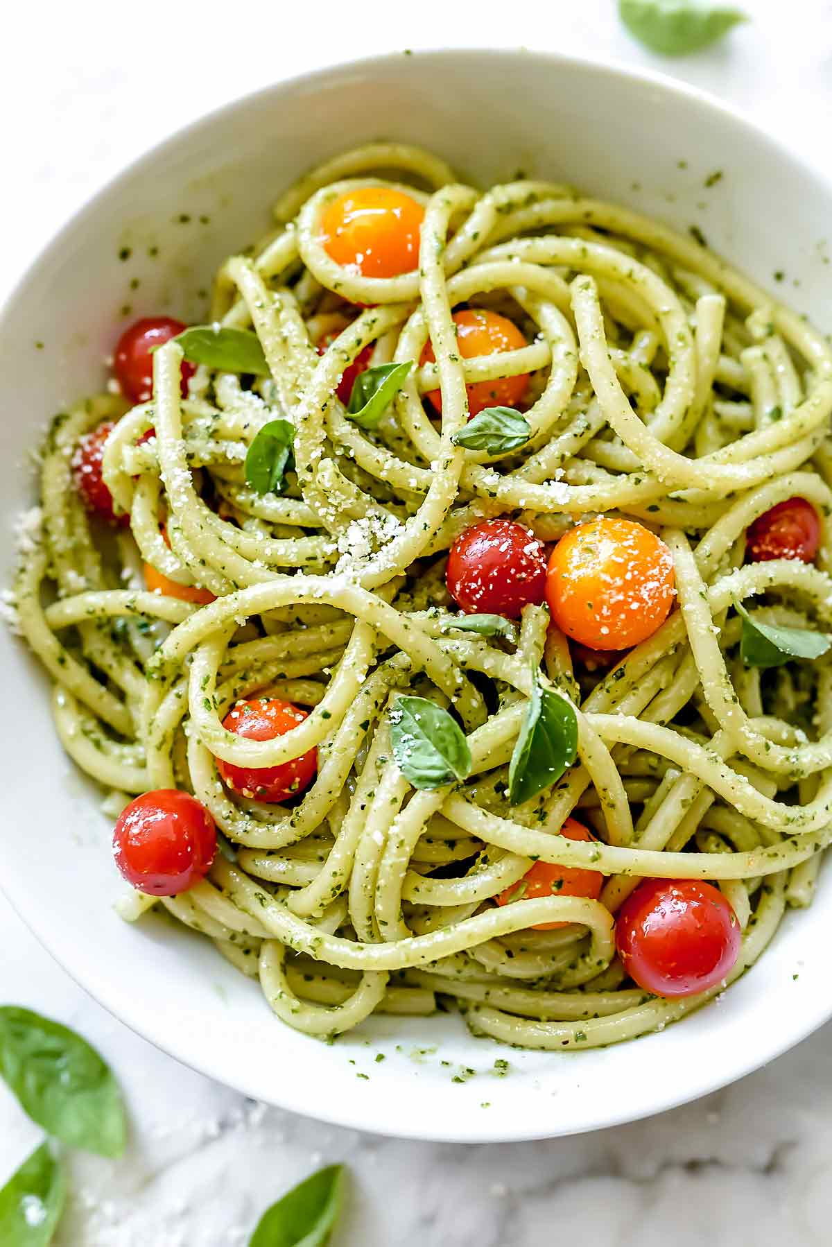 Peephole Pasta with Hidden Pesto