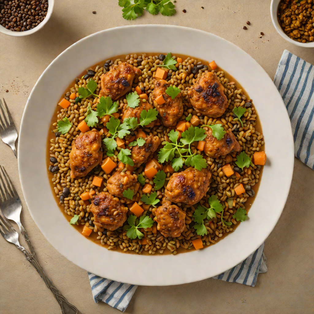 Ethiopian-Inspired Spiced Chicken and Lentil One-Pot
