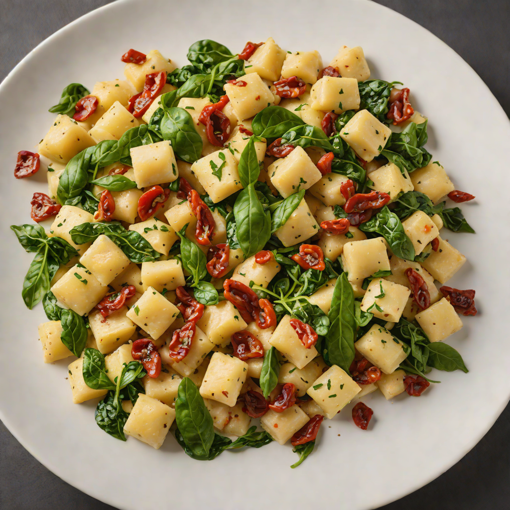 Ella’s Italian Pub Creamy Gnocchi with Spinach and Sun-Dried Tomatoes