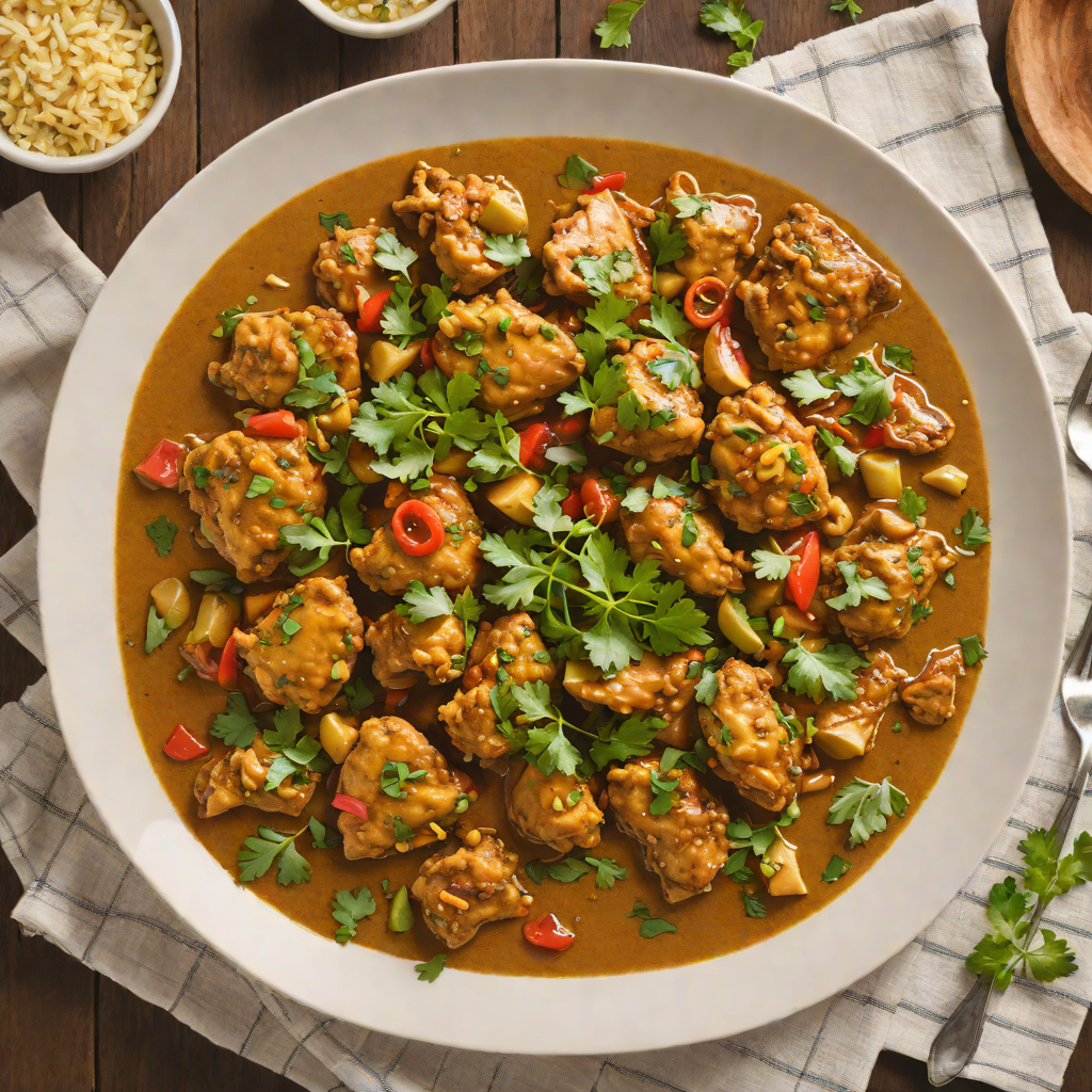 Quick Ethiopian Garlic-Ginger Chicken Curry