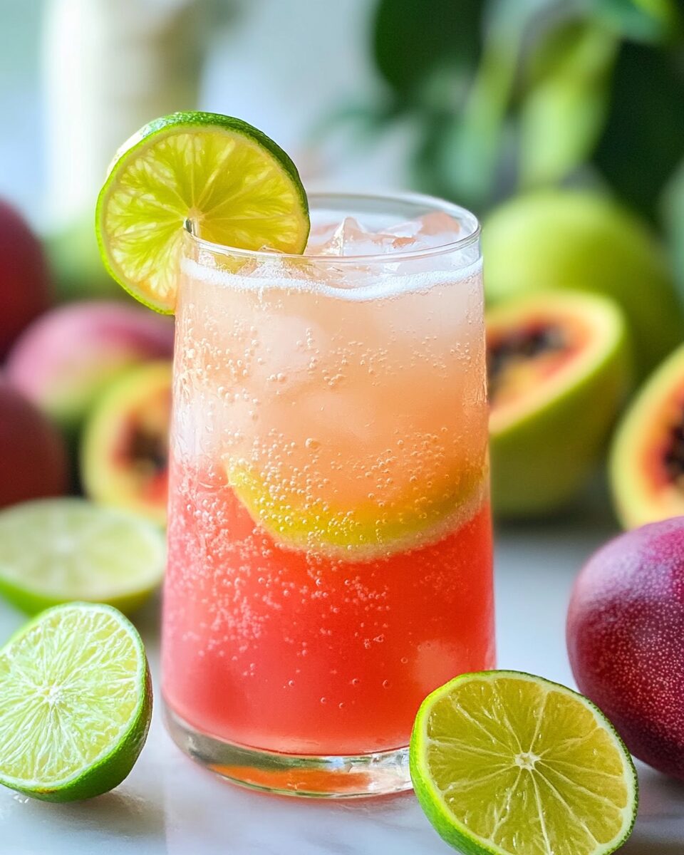 Island Guava Rum Fizz