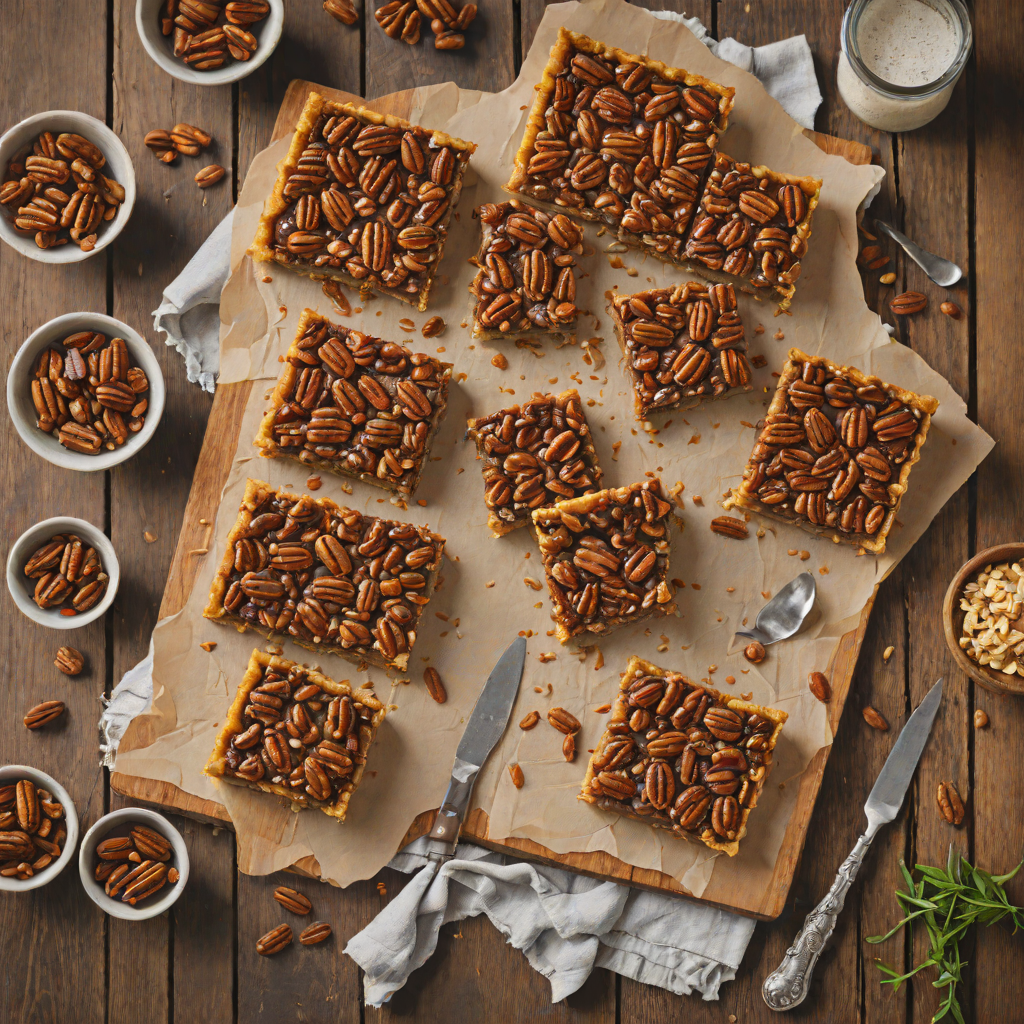 Spiced Southern Pecan Pie Bars