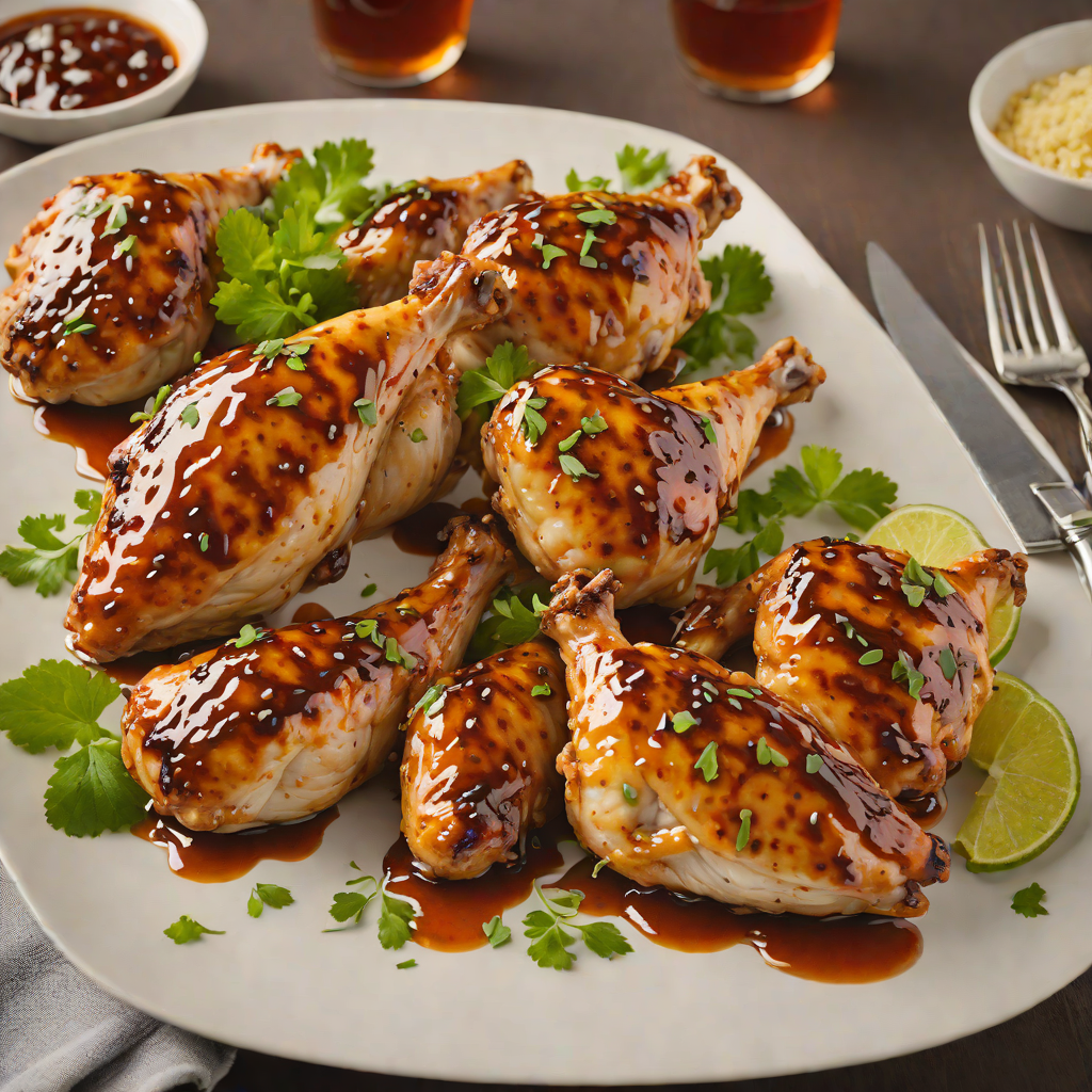 Conroe-Style Grilled Chicken with Spicy Honey Glaze