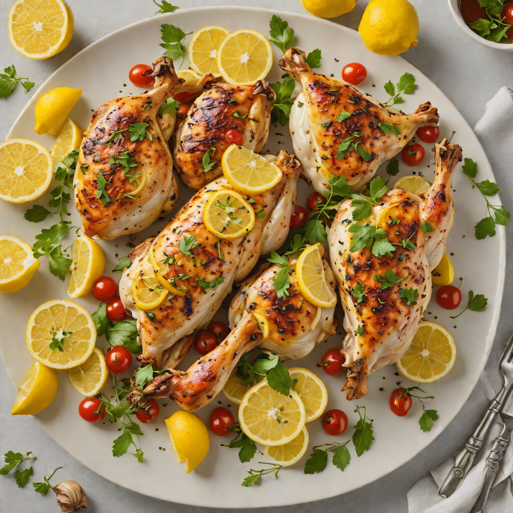 Oven-Roasted Lemon Garlic Mediterranean Chicken