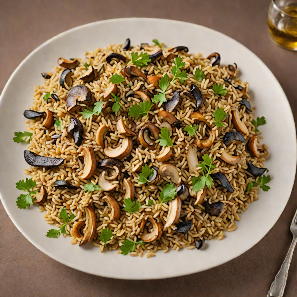 Sautéed Wild Mushroom and Barley Pilaf