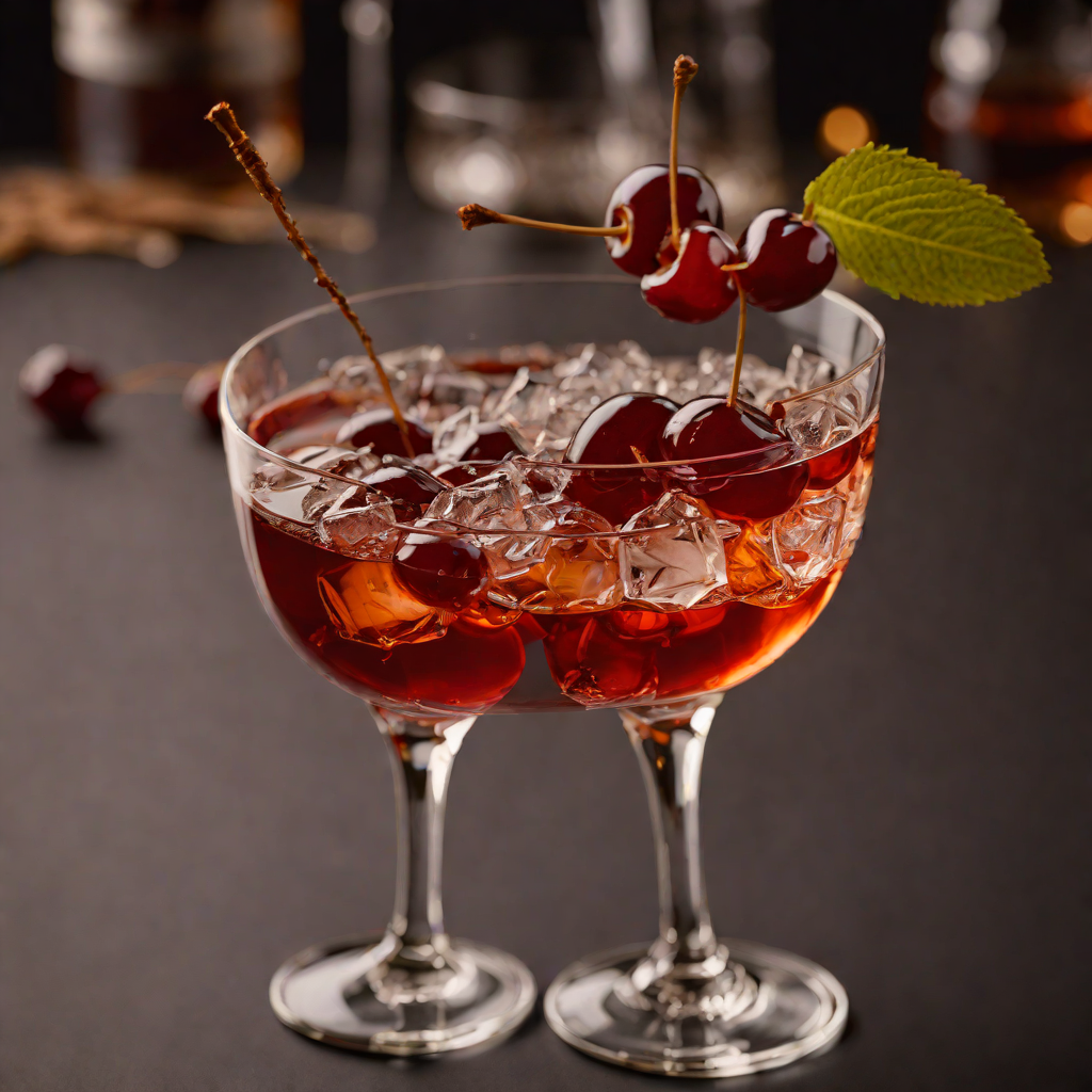 Stirred Cherry Vanilla Manhattan