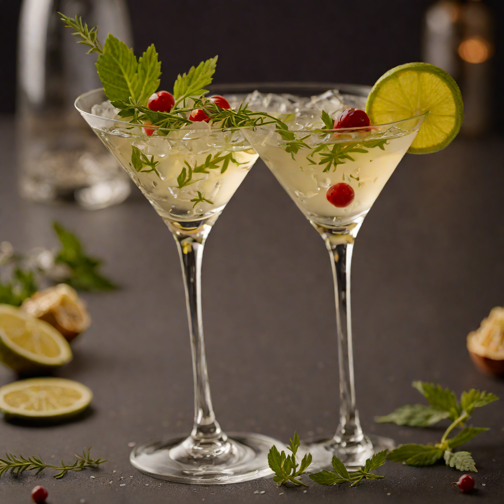 Herbal Gin Martini Stirred