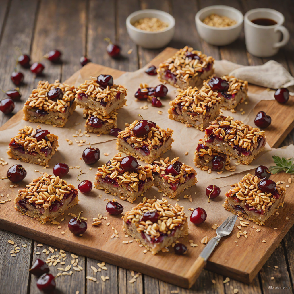 Northern Michigan Cherry and Maple Oat Bars