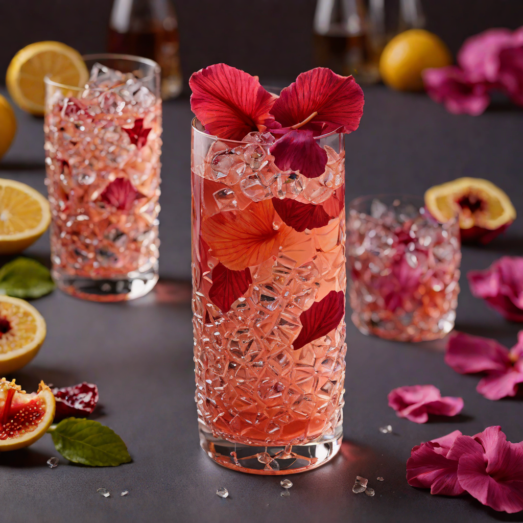 Sparkling Hibiscus Vodka Refresher