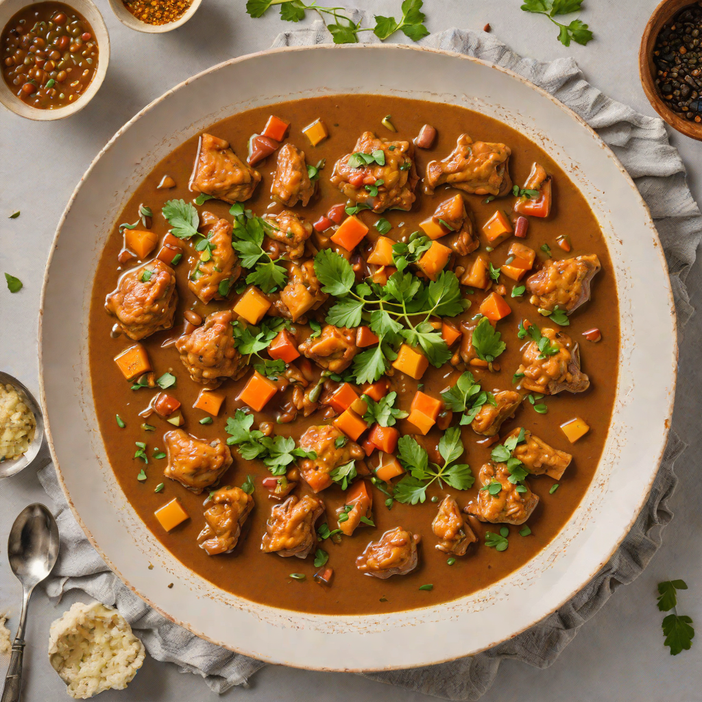 One-Pot Ethiopian Chicken Stew with Black Cardamom and Fenugreek