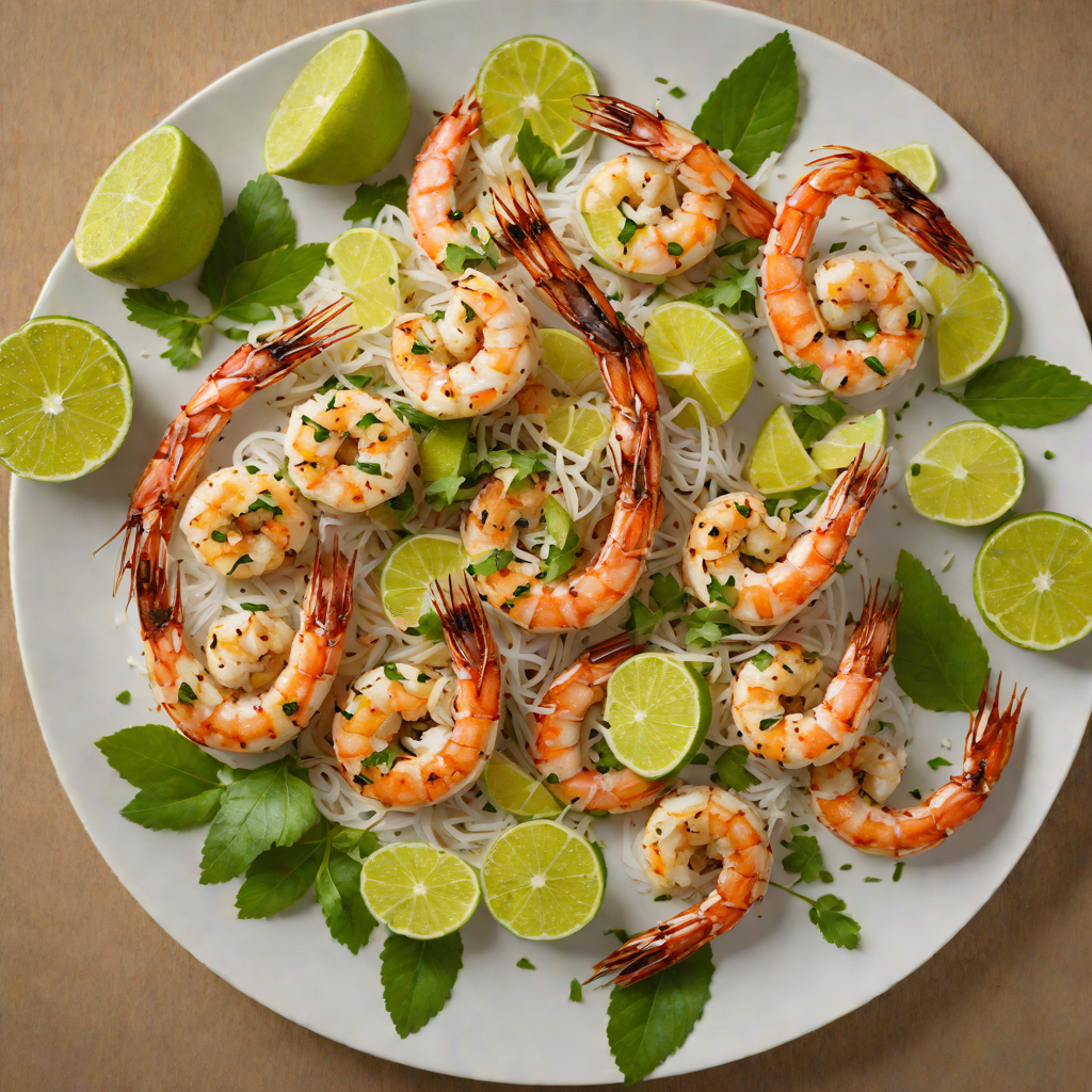 Coconut-Lime Marinated Grilled Shrimp