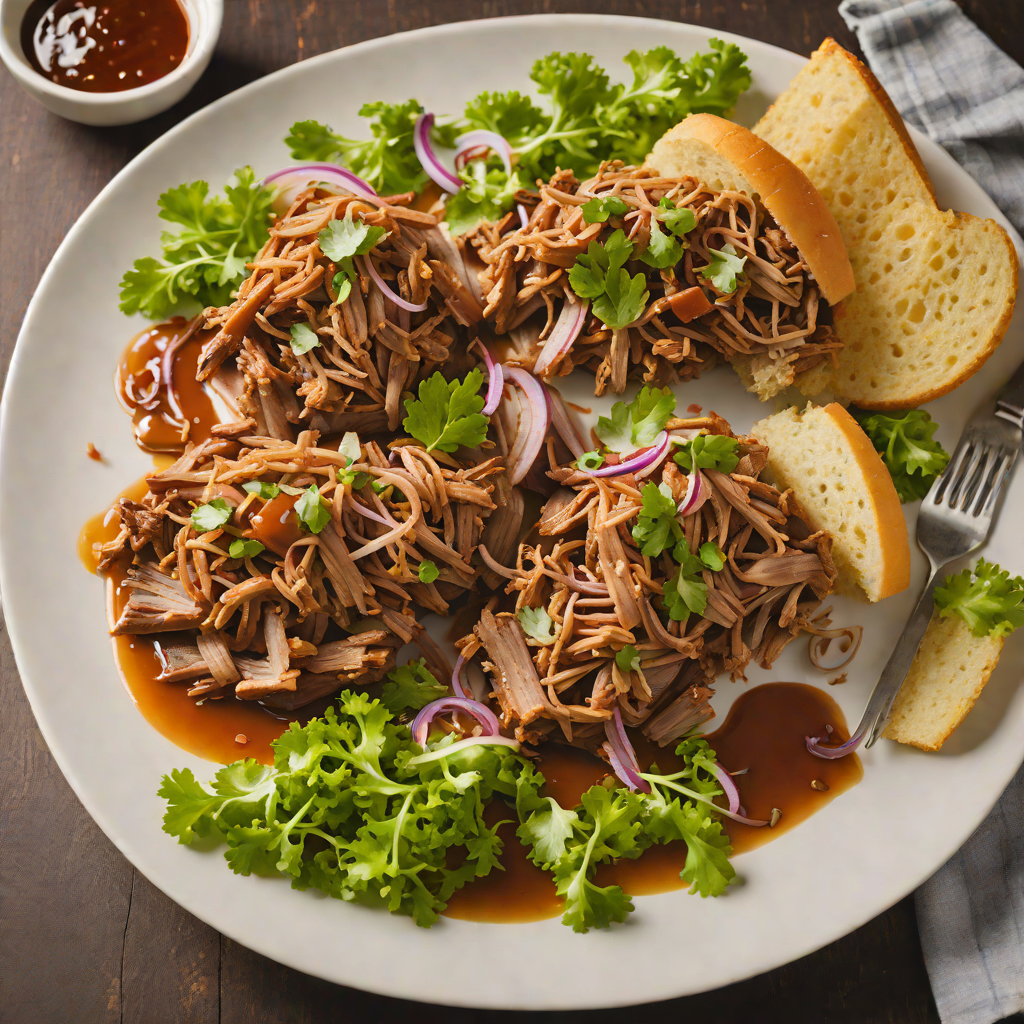 Slow-Smoked Pulled Pork with Tangy Vinegar Sauce
