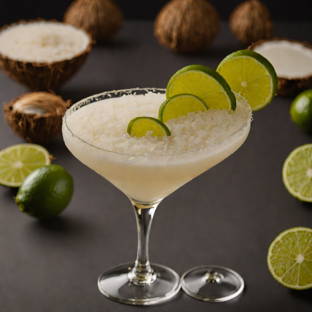 Velvety Coconut Daiquiri with Fresh Lime