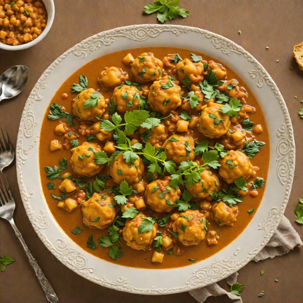 Kashmiri Chickpea and Spinach Dum Aloo Curry