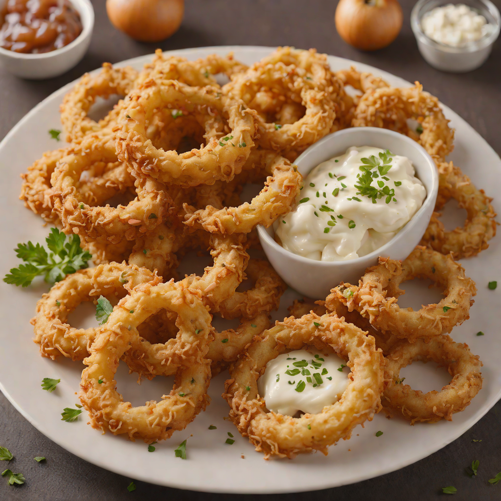 Bloomin' Onion-Style Crispy Battered Onion Rings