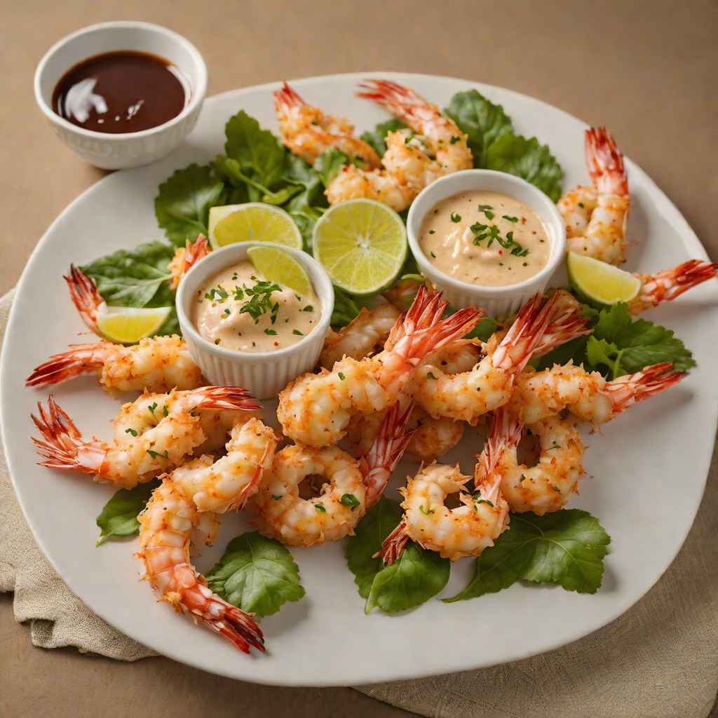 Pan-Seared Coconut Shrimp with Spicy Dipping Sauce