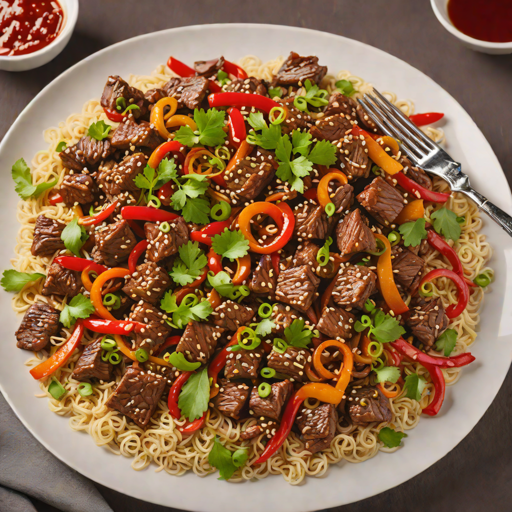 Sichuan-Style Hot and Spicy Beef Stir Fry