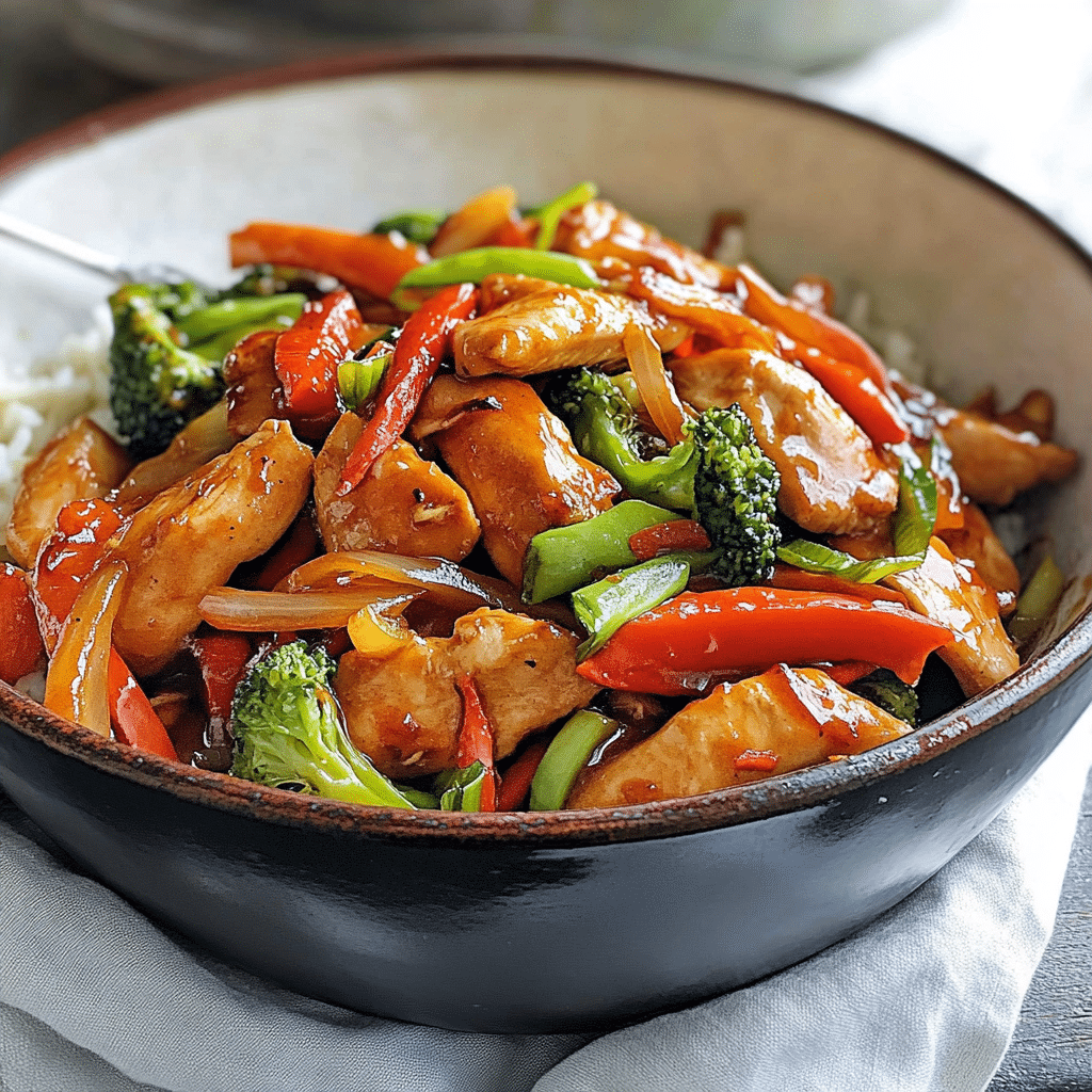 Sweet Chili Chicken and Broccoli Stir-Fry