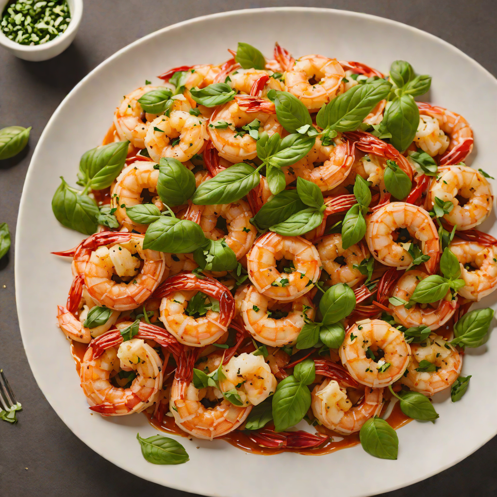 Stir-Fried Chili Garlic Shrimp with Basil