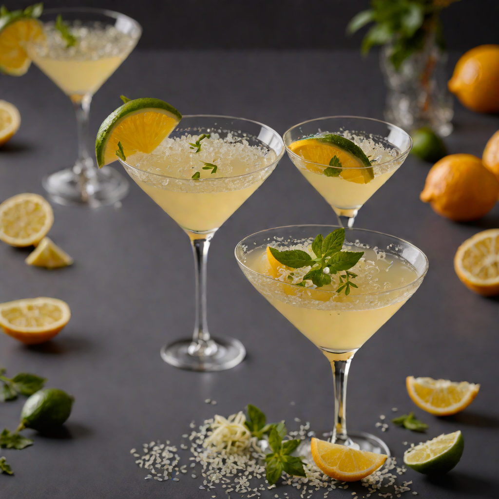 Citrus-Gin Martini with Elderflower