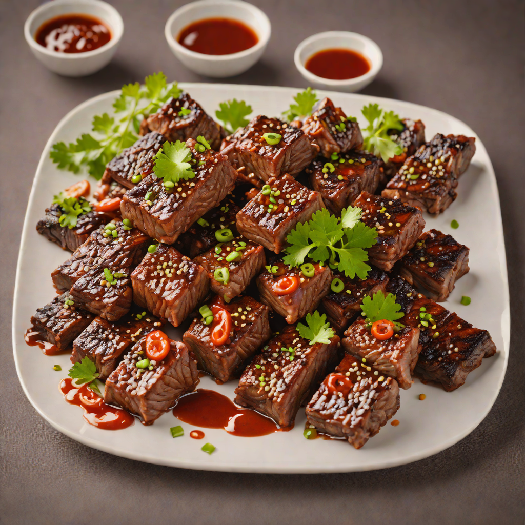 Spicy Korean-Style Grilled Beef Short Ribs (Galbi)