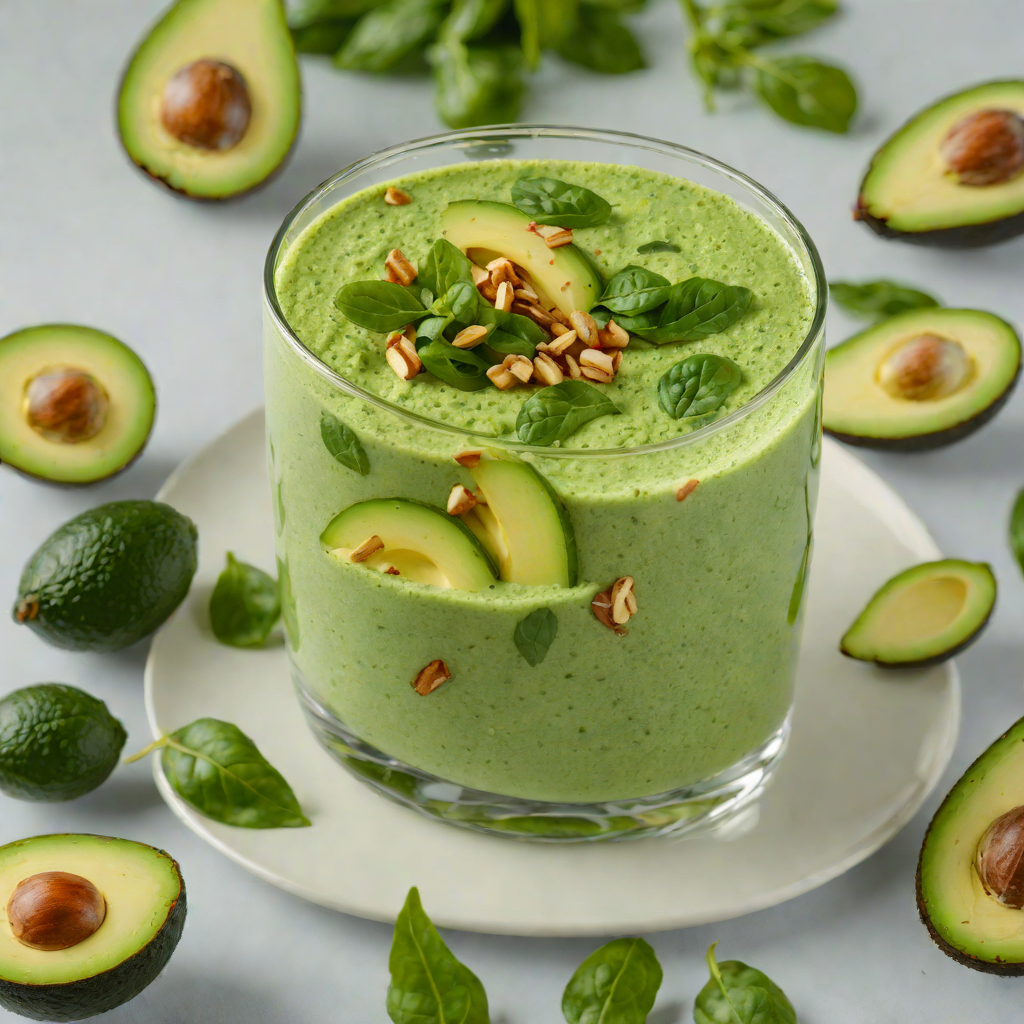 Hidden Veggie Breakfast Smoothie with Spinach and Avocado