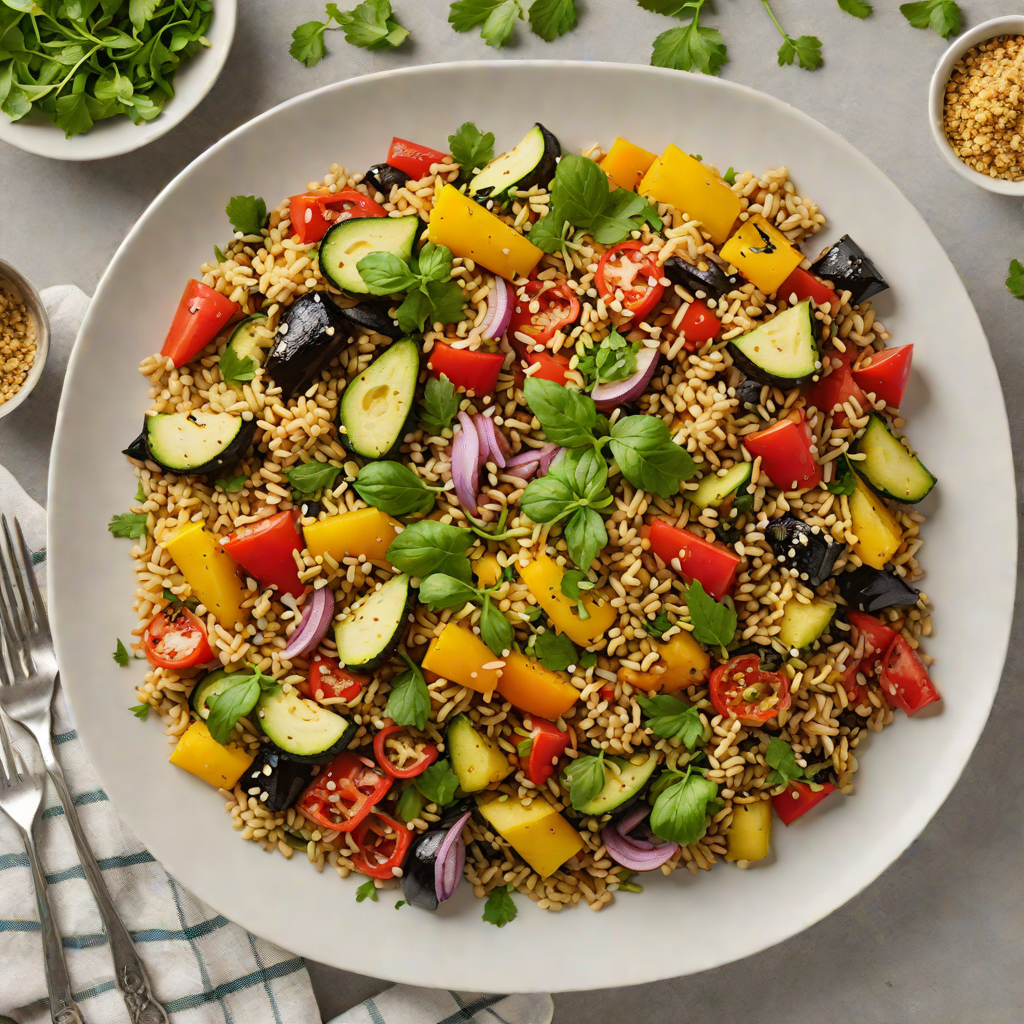 Herb-Roasted Mediterranean Vegetable Quinoa Bowl