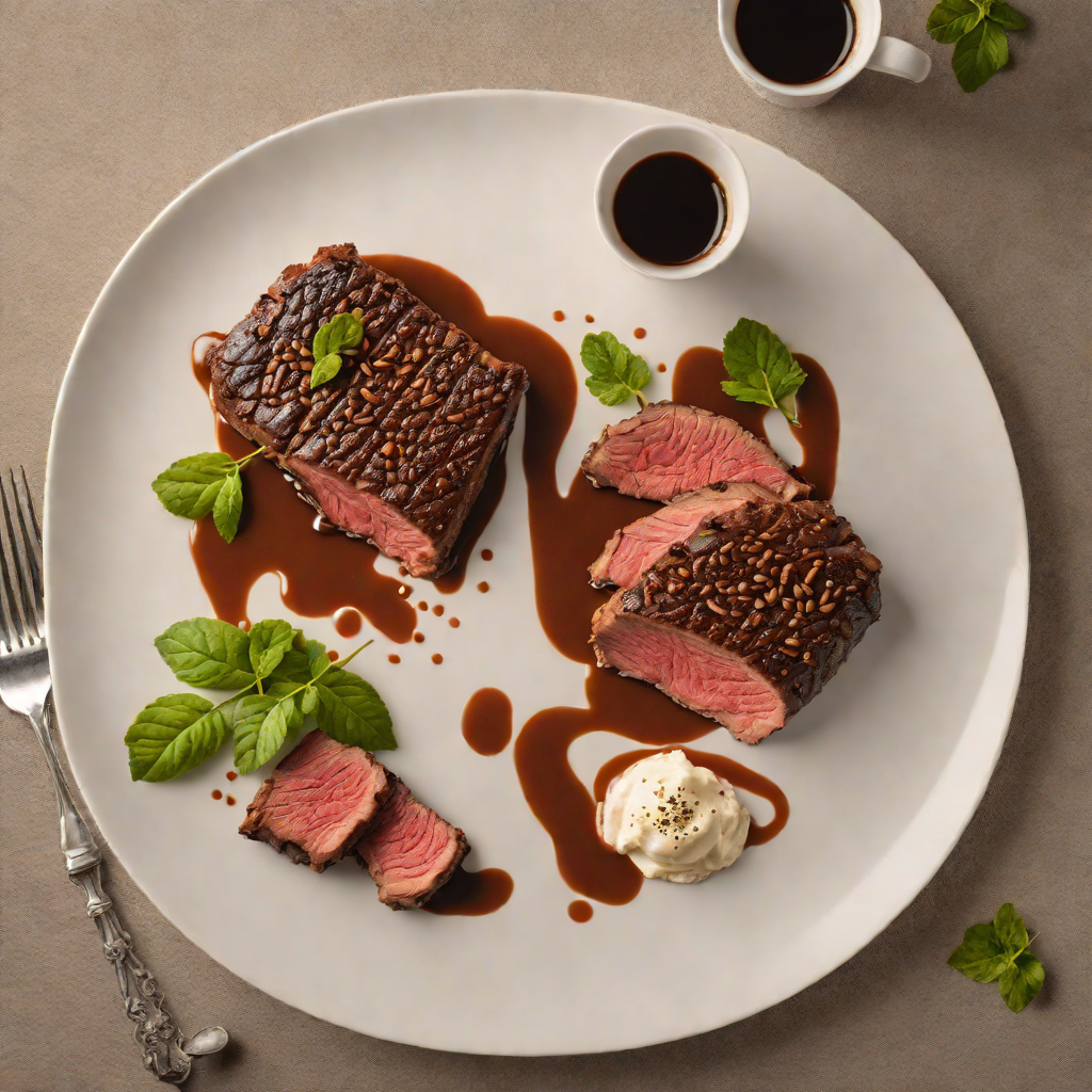 Coffee-Rubbed Beef Steak with Bitter Cocoa and Espresso