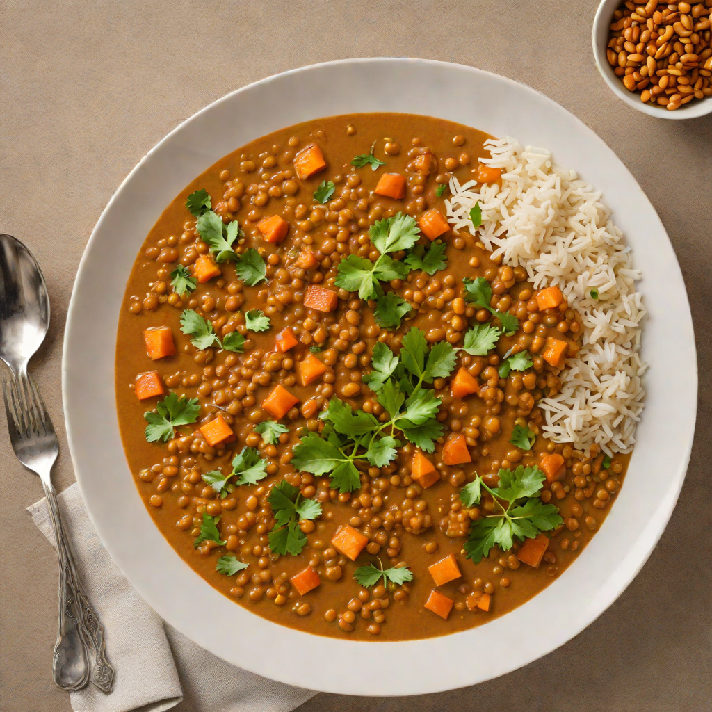Coconut and Berbere-Spiced Lentil Curry