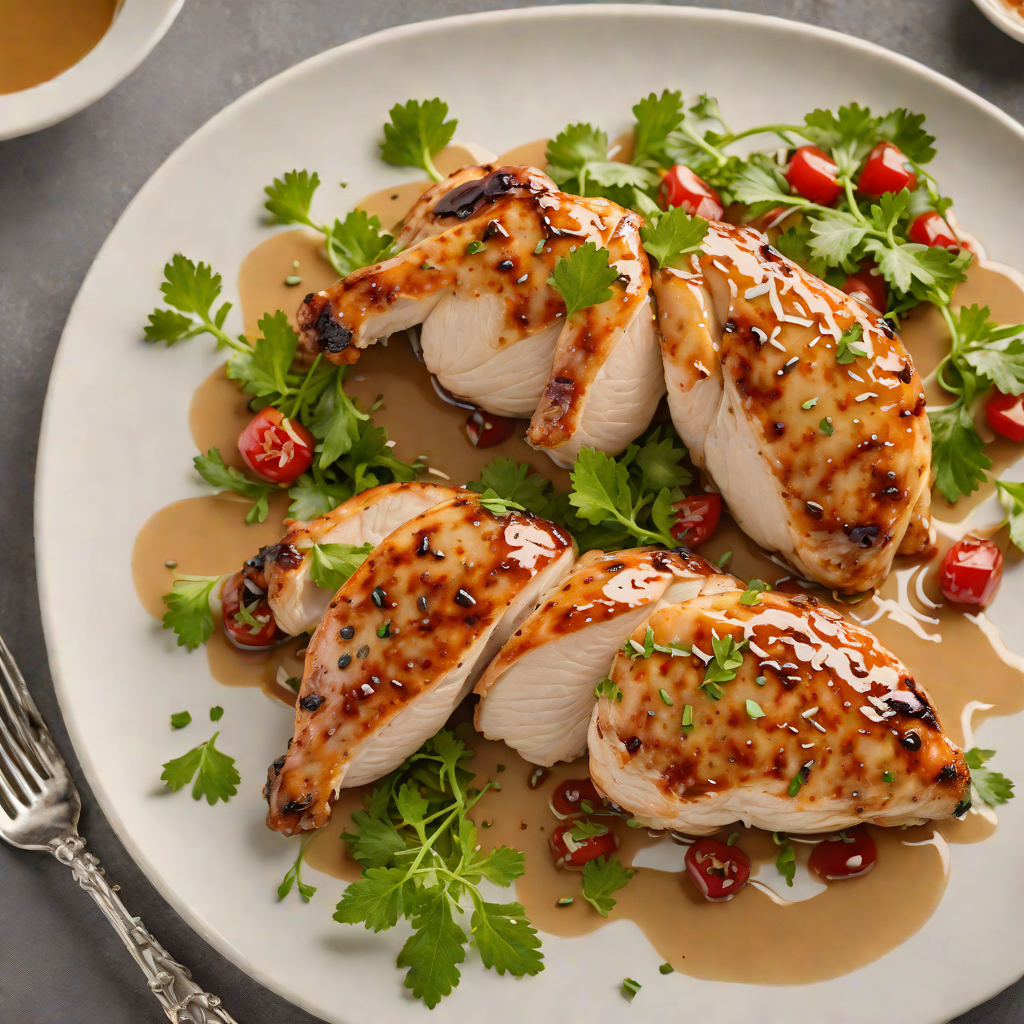 Pan-Seared Chicken with Vanilla-Maple Glaze