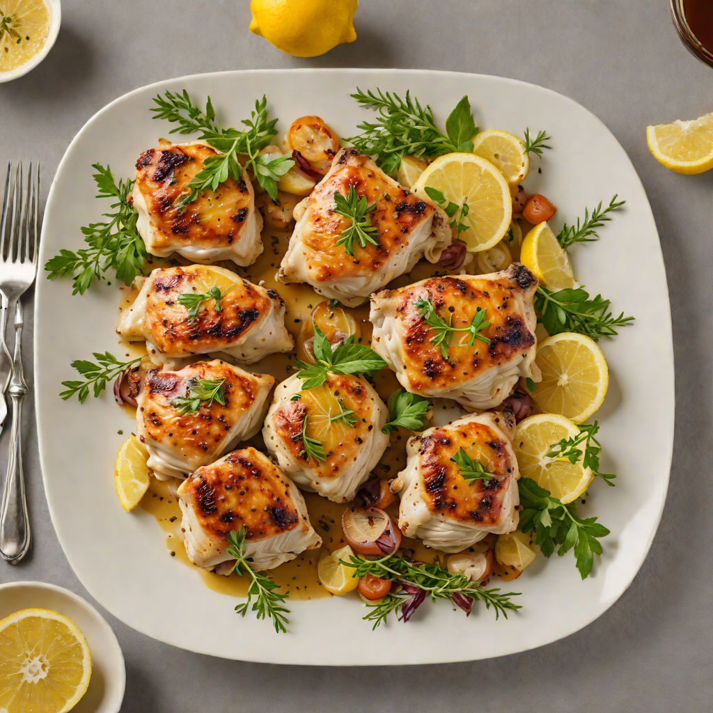 Pan-Roasted Lemon Thyme Chicken Thighs