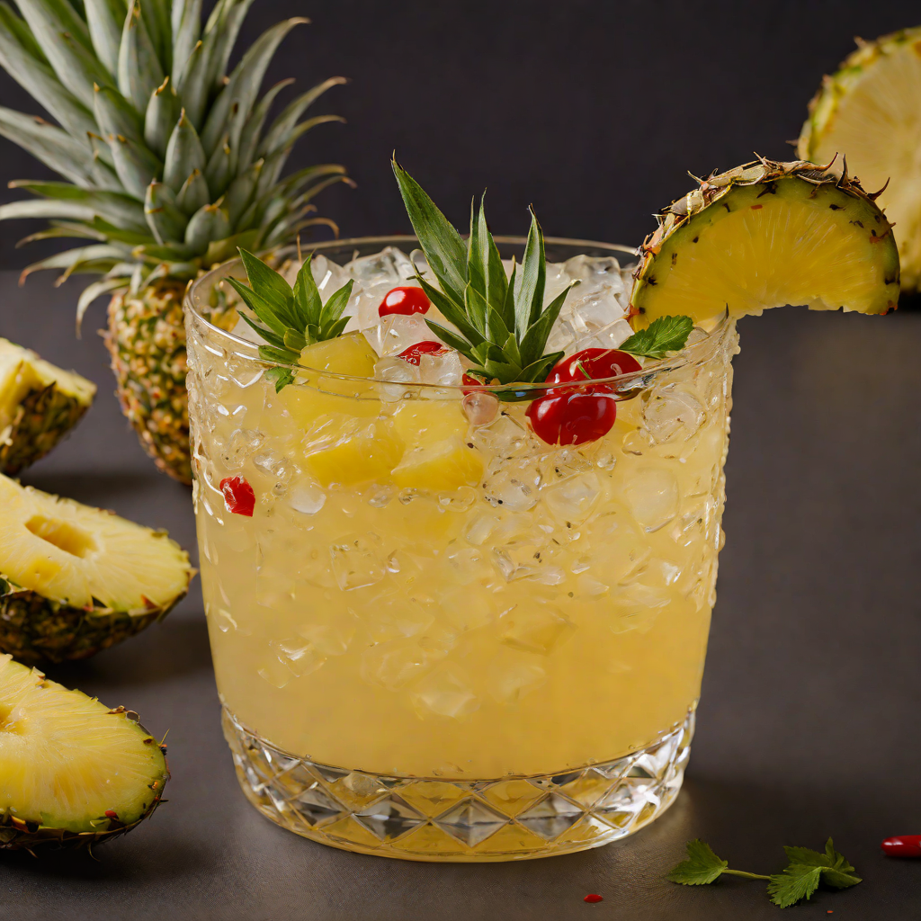 Pineapple-Chili Mezcal Cooler