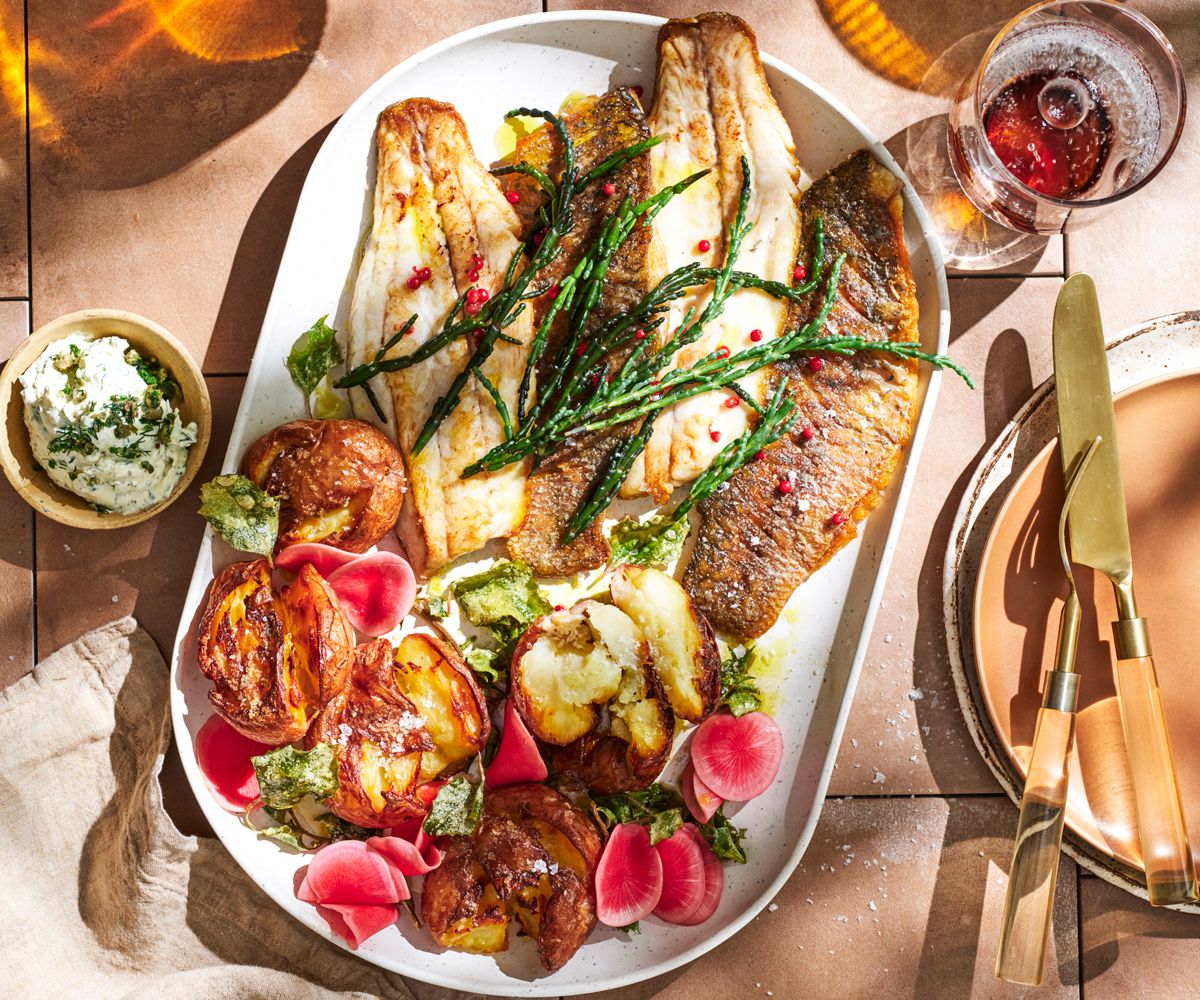 Tasmanian Pepperberry Baked Barramundi