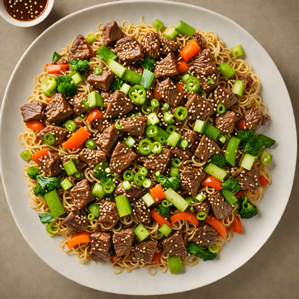 Stovetop Spiced Korean Beef and Scallion Stir-Fry