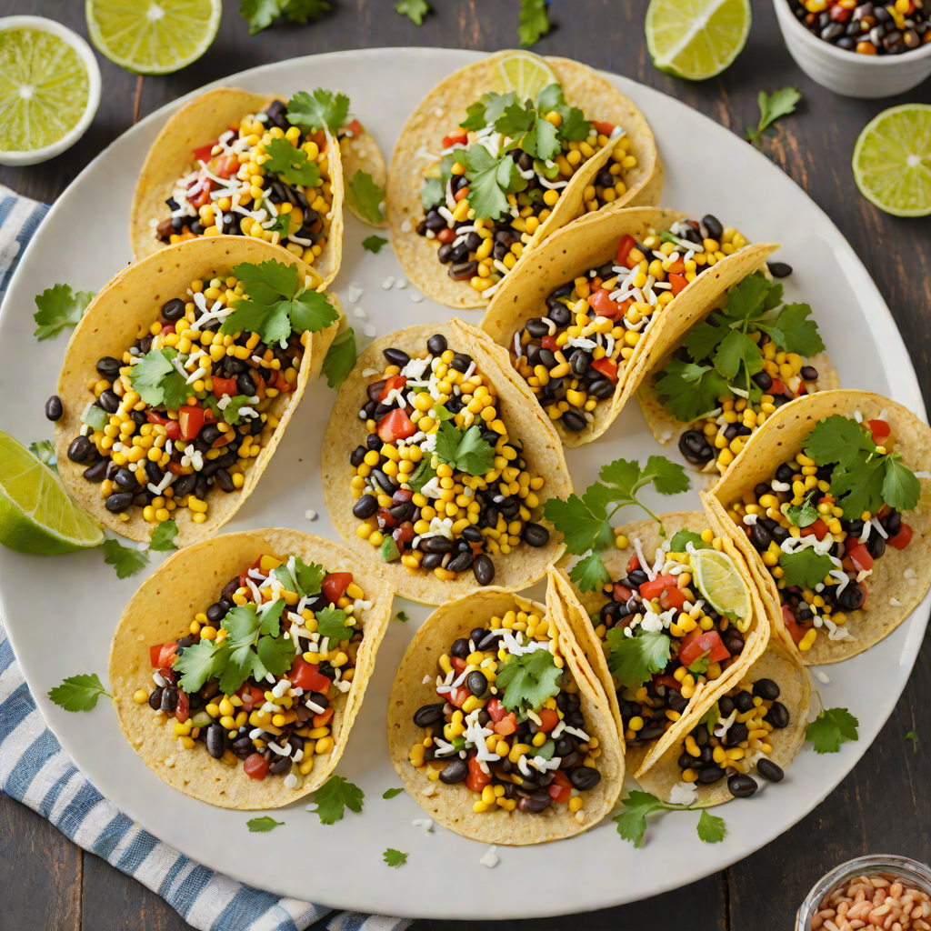Sheet Pan Smoky Mexican Street Corn and Black Bean Tacos